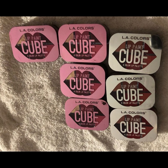 LA Colors Lip Paint Cube, 6 Color Lip Palette (7 pack) - Picture 3 of 6
